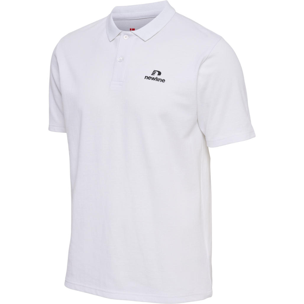 nwlLEA COTTON POLO MEN, WHITE, packshot