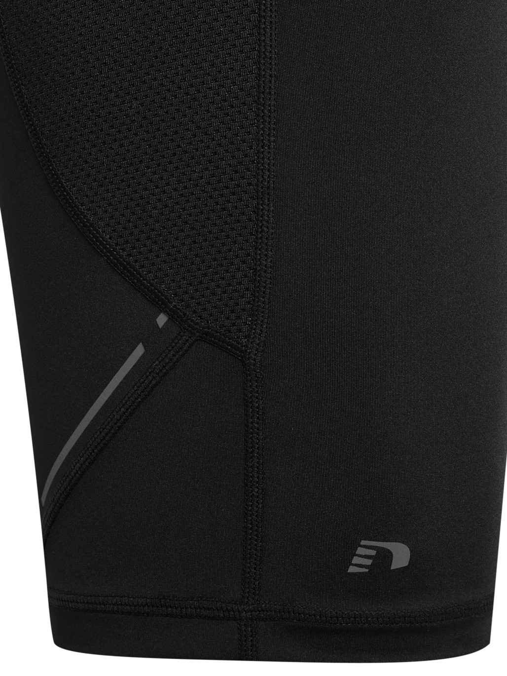 nwlRACE HW POCKET W SHORT TIGHTS, BLACK, packshot