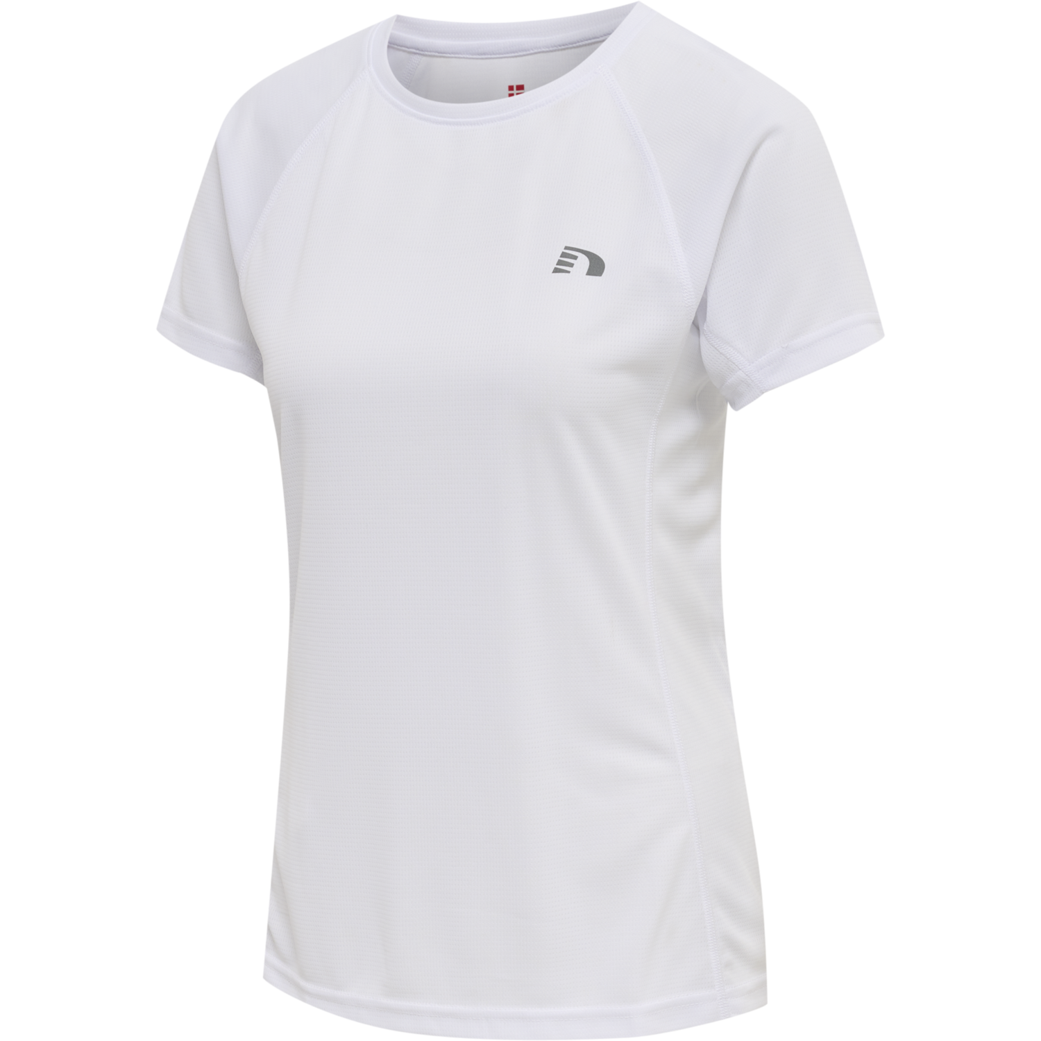 WOMEN CORE RUNNING T-SHIRT S/S, WHITE, packshot
