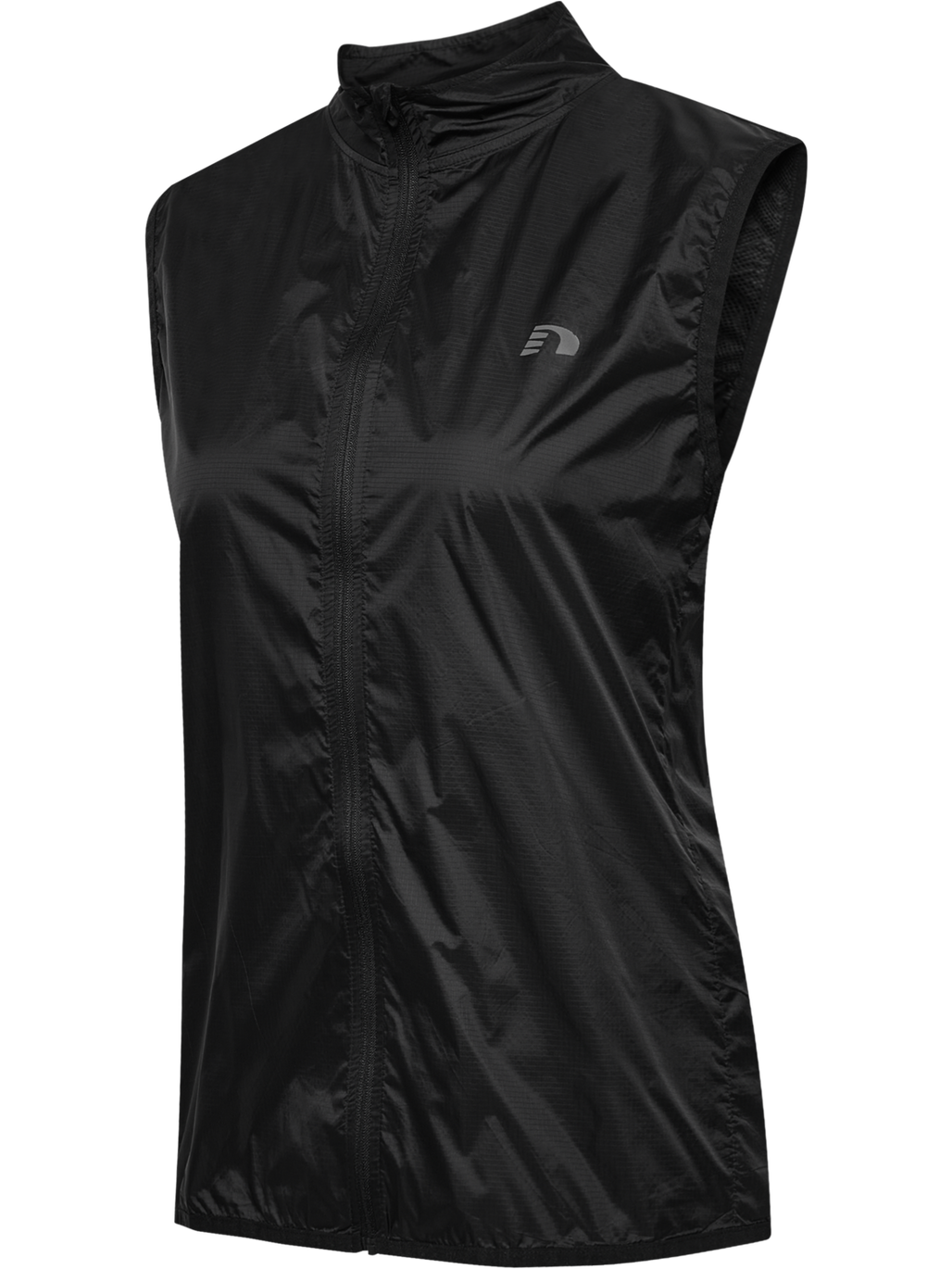 nwlPACKABLE TRAIL W VEST, BLACK, packshot