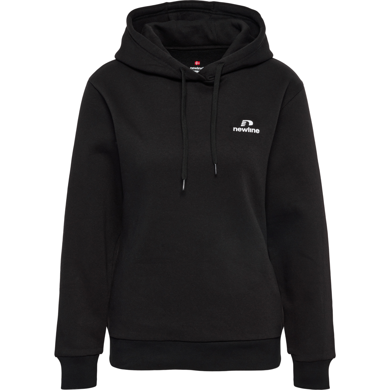 nwlLEA COTTON HOODIE WOMEN, BLACK, packshot