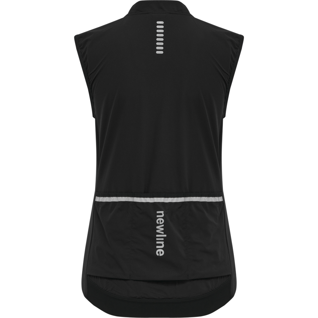 WOMENS CORE BIKE GILET, BLACK, packshot