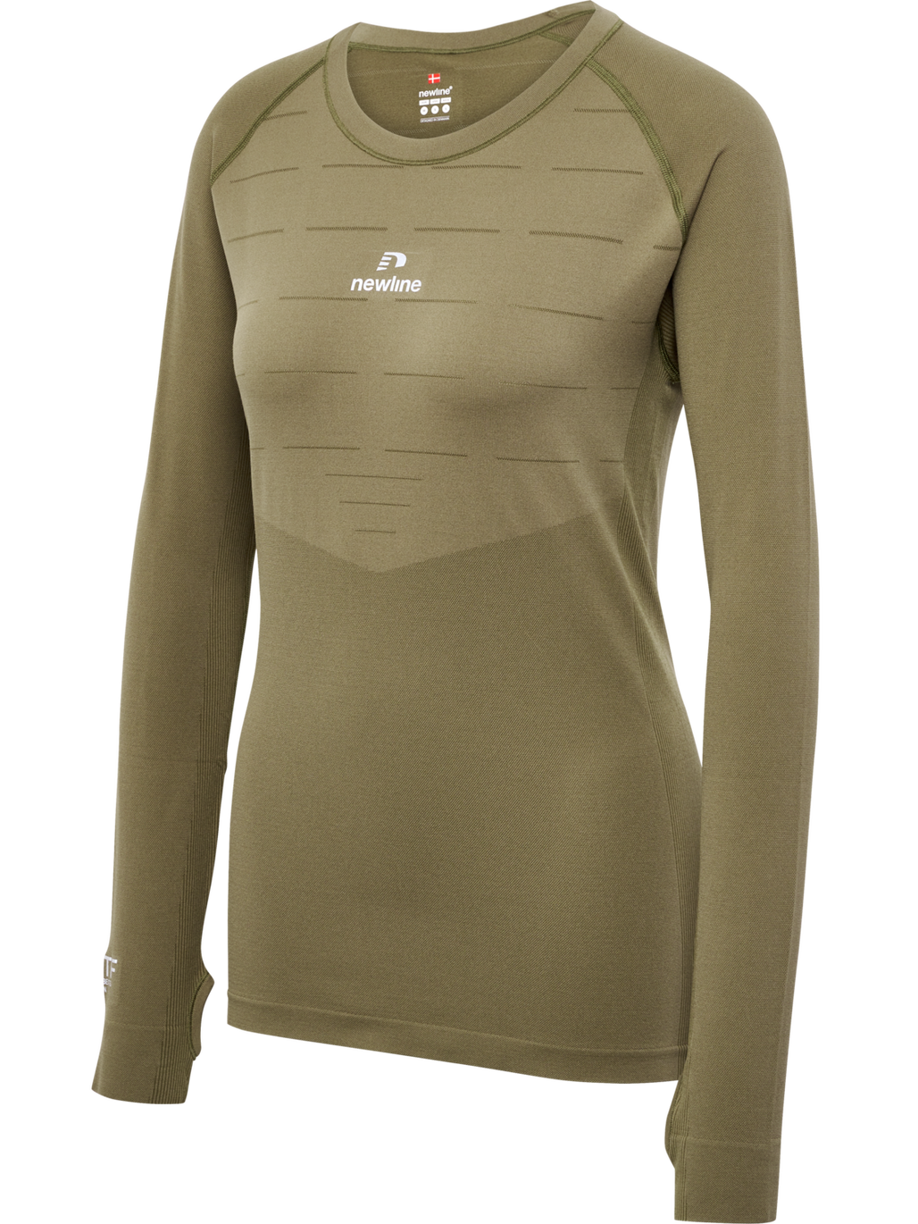 nwlPACE LS SEAMLESS WOMAN, CAPERS, packshot