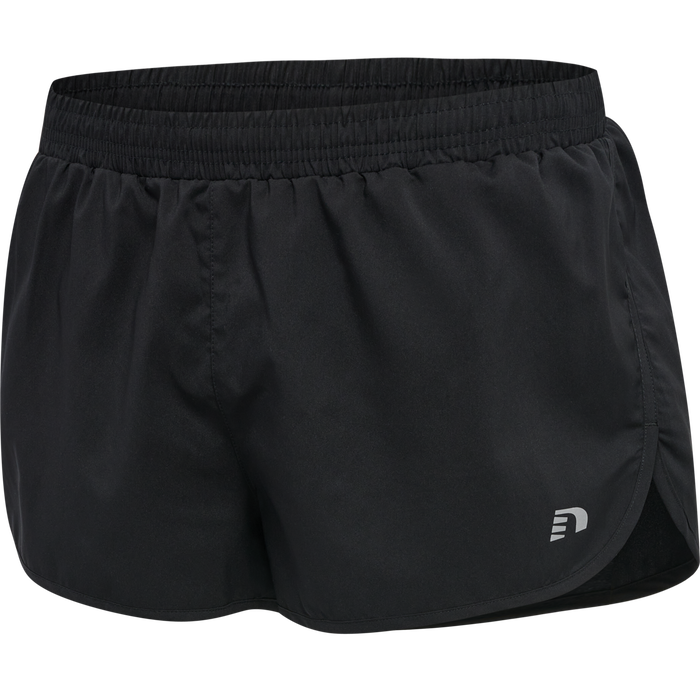 MEN CORE SPLIT SHORTS, BLACK MEN CORE SPLIT SHORTS, BLACK, packshot