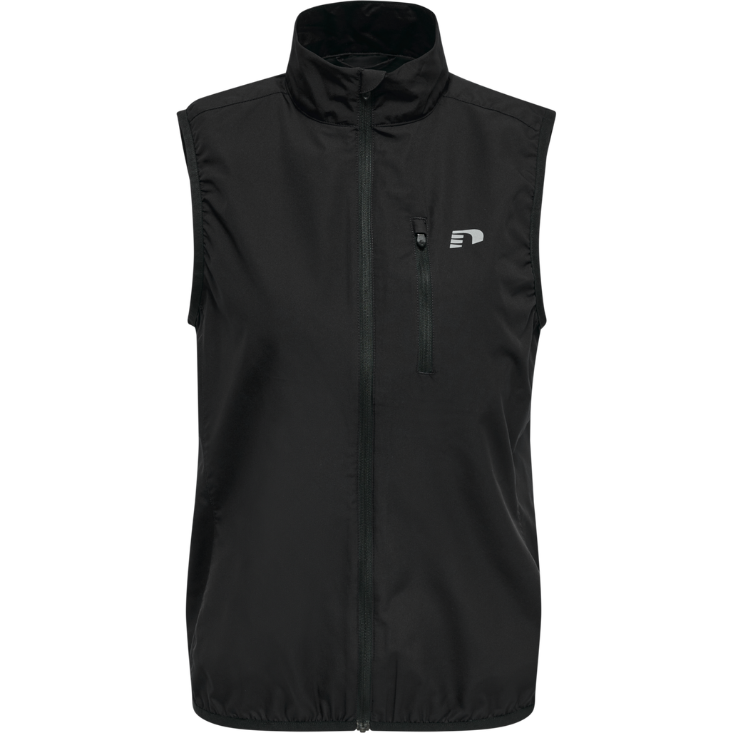 WOMEN'S CORE GILET, BLACK, packshot