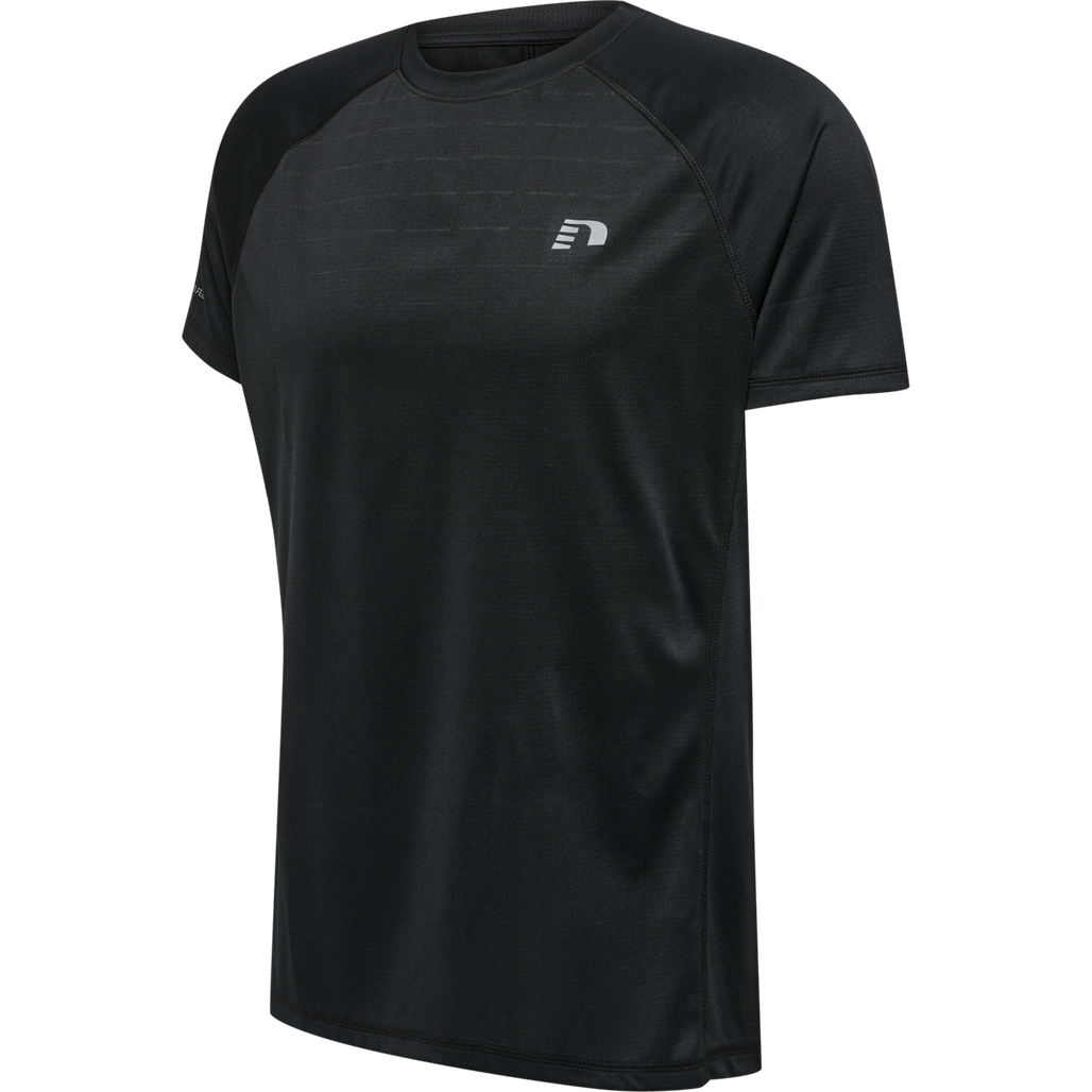 nwlLAKELAND T-SHIRT S/S MEN, BLACK, packshot