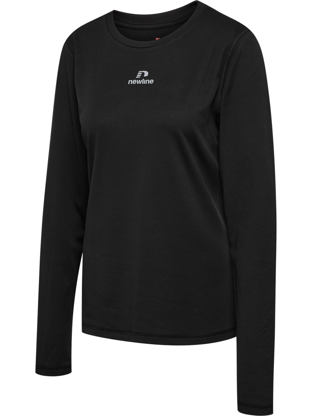 nwlBEAT POLY LS TEE WOMAN, BLACK, packshot