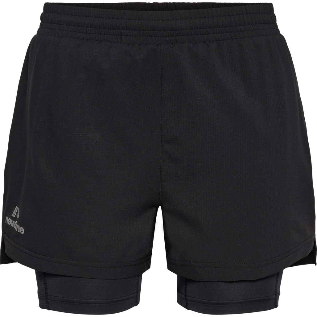 nwlDALLAS SHORTS 2IN1 WOMAN, BLACK, packshot