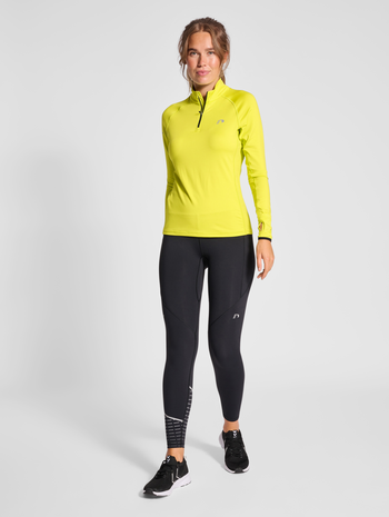 nwlLAKEWOOD 1/2 ZIP WOMEN, SULPHUR SPRING, model