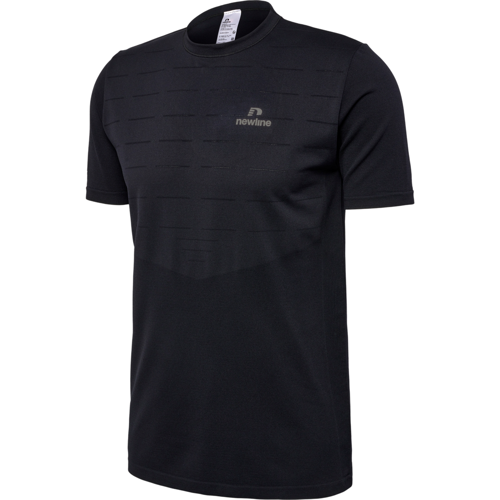 nwlRIVERSIDE SEAMLESS T-SHIRT S/S, BLACK, packshot