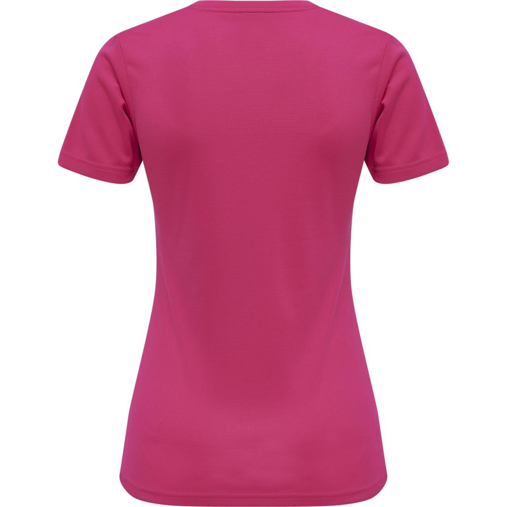WOMEN CORE FUNCTIONAL T-SHIRT S/S, PINK PEACOCK, packshot