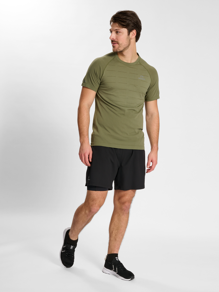 nwlDALLAS SHORTS 2IN1 male, BLACK, model