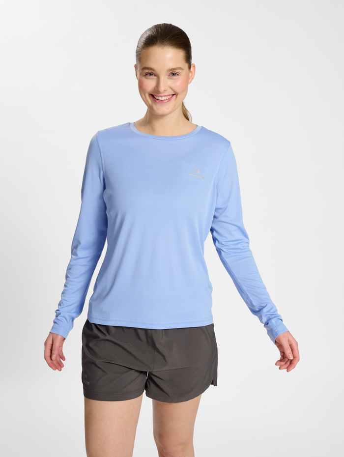 nwlMEMPHIS T-SHIRT L/S WOMAN, LAVENDER LUSTRE, model