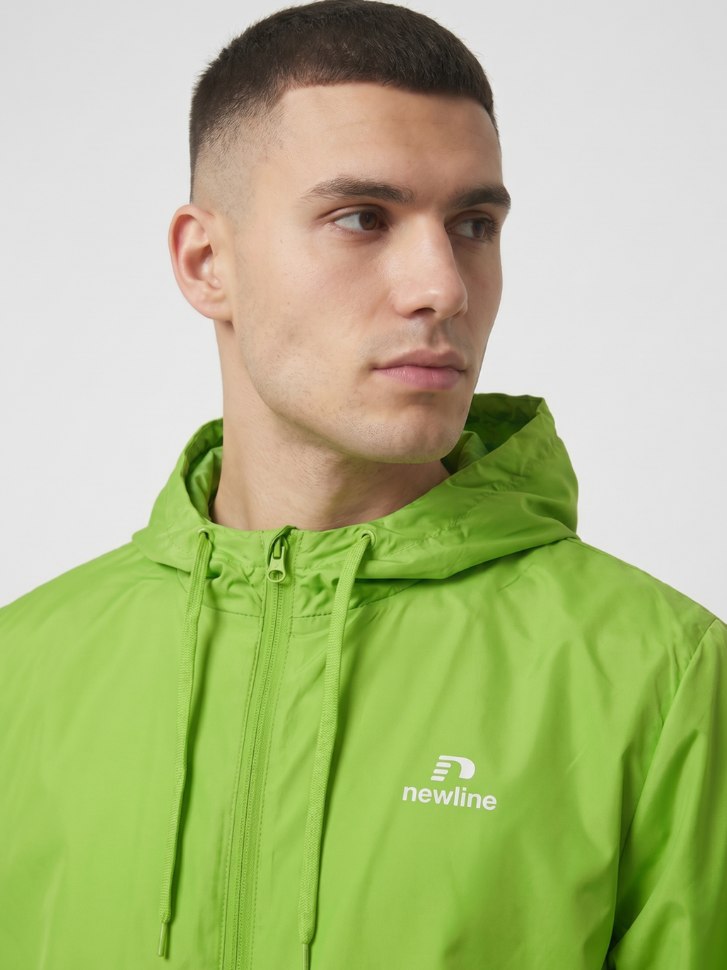 nwlLEA PERFORMANCE JACKET MEN, LIME GREEN, model