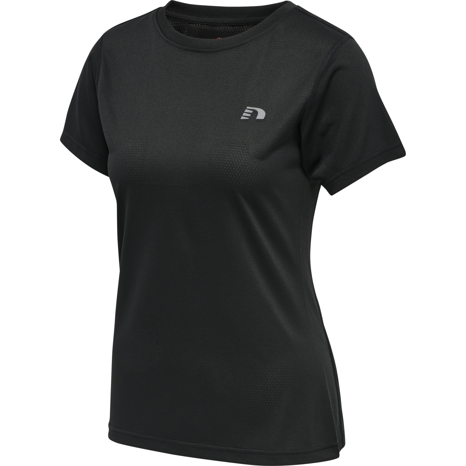 WOMEN STATEMENT T-SHIRT S/S, BLACK, packshot