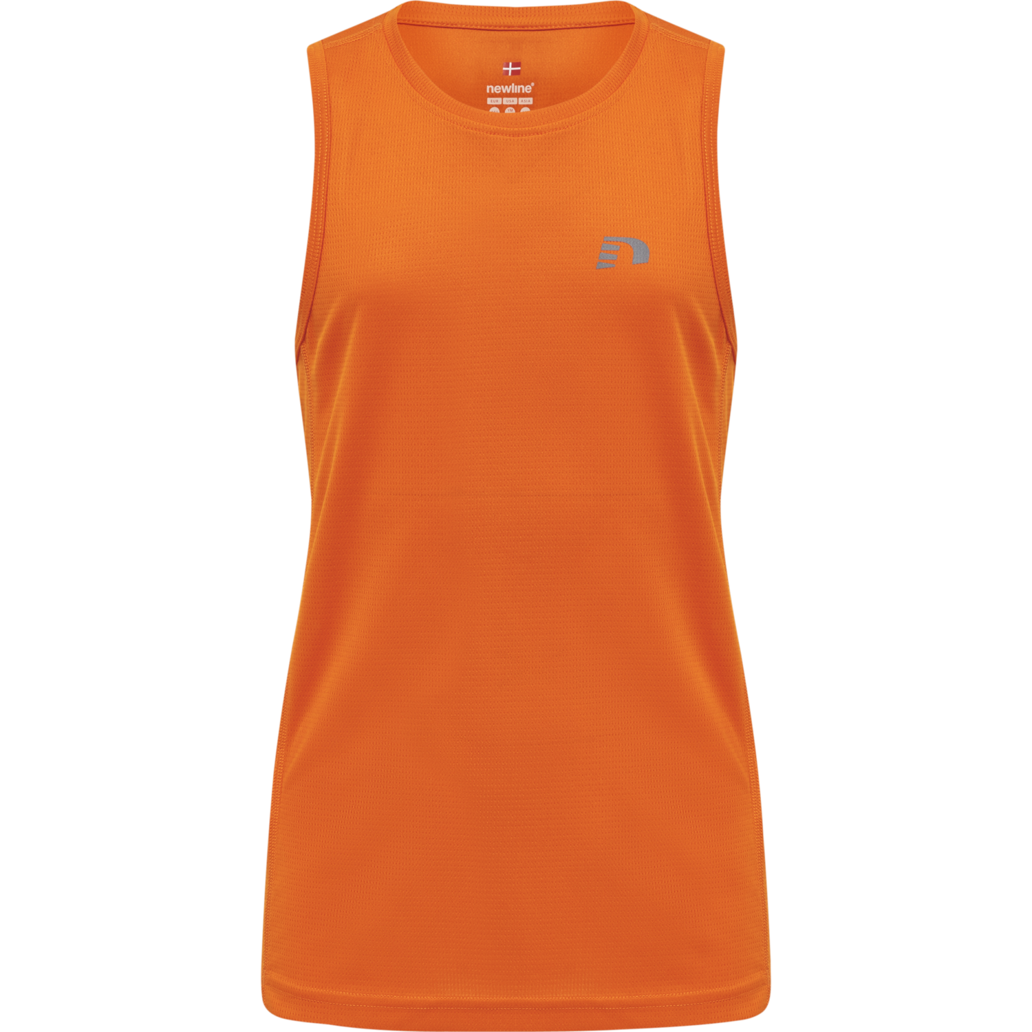 KIDS CORE RUNNING SINGLET, ORANGE TIGER, packshot