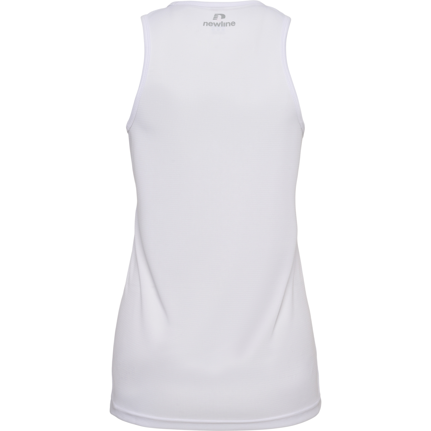 WOMEN'S ATHLETIC RUNNING SINGLET, WHITE, packshot