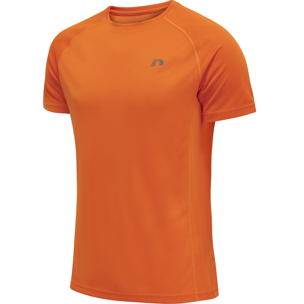 MEN CORE RUNNING T-SHIRT S/S, ORANGE TIGER, packshot
