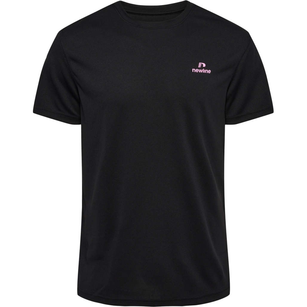 nwlSB S/S RUNNING TEE, BLACK, packshot