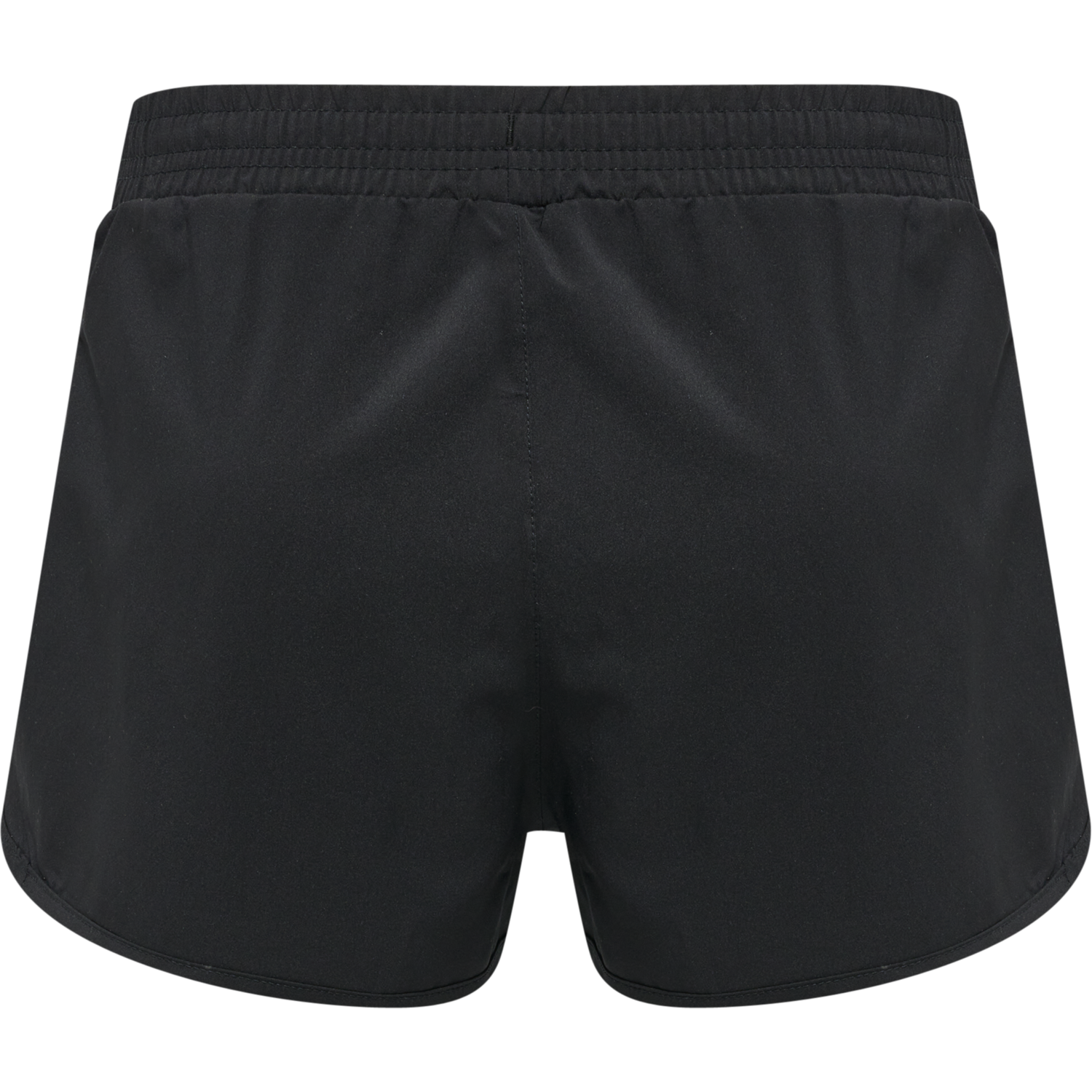 WOMEN CORE SPLIT SHORTS, BLACK, packshot