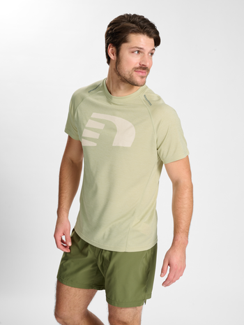nwlORLANDO T-SHIRT S/S male, AGATE GREY MELANGE, model