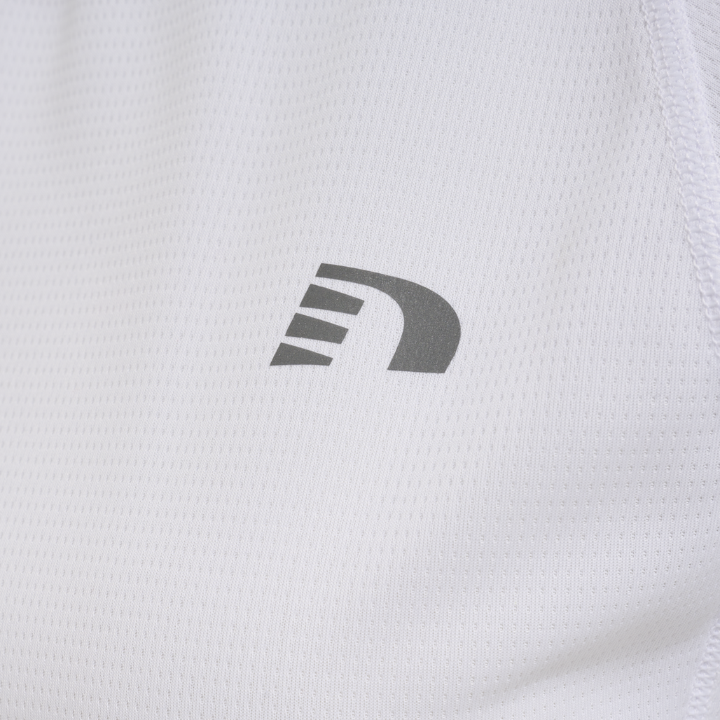 WOMEN CORE RUNNING T-SHIRT S/S, WHITE, packshot