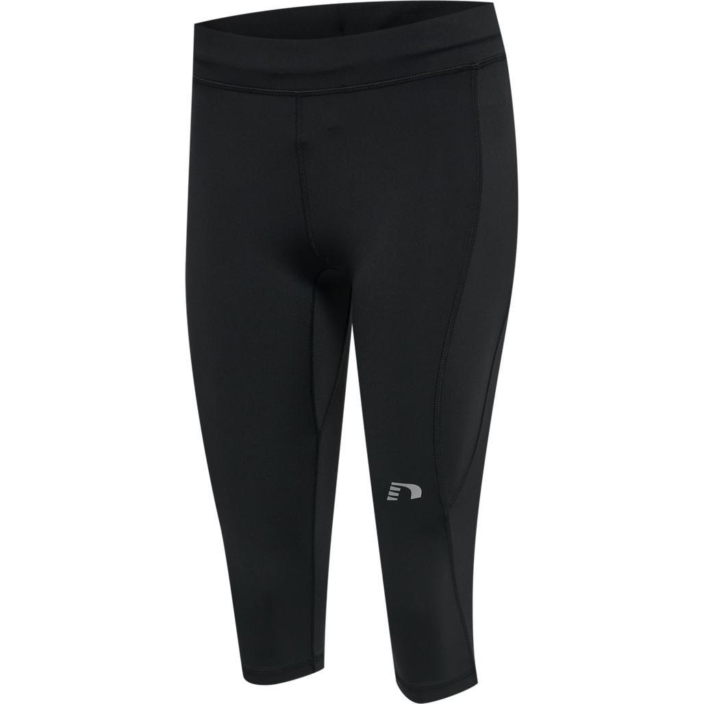 WOMEN CORE KNEE TIGHTS, BLACK, packshot