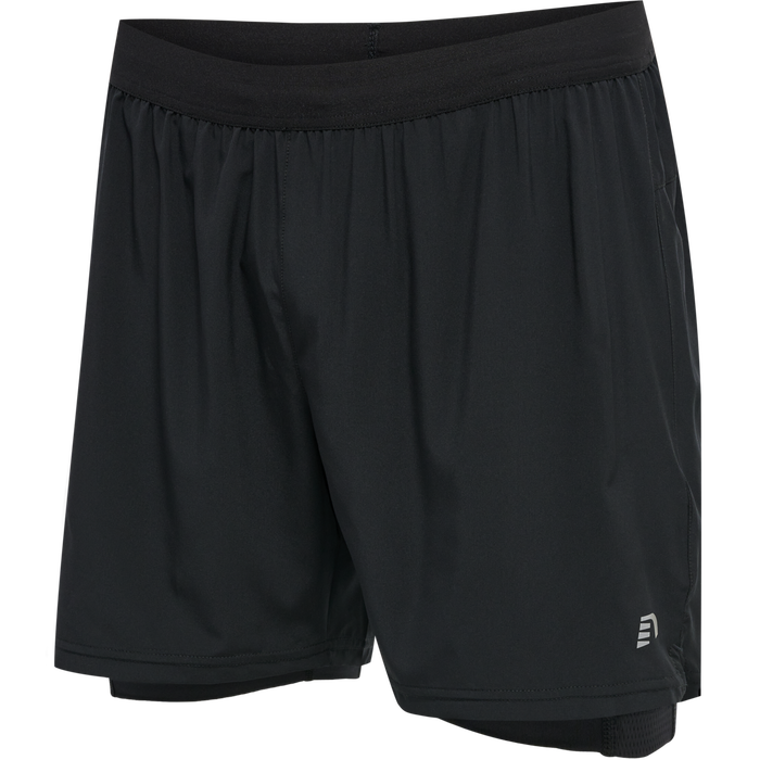 MEN'S CORE 2-IN-1 SHORTS, BLACK MEN'S CORE 2-IN-1 SHORTS, BLACK, packshot