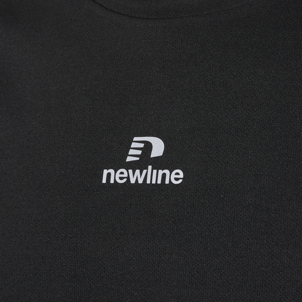 nwlBEAT POLY LS TEE, BLACK, packshot