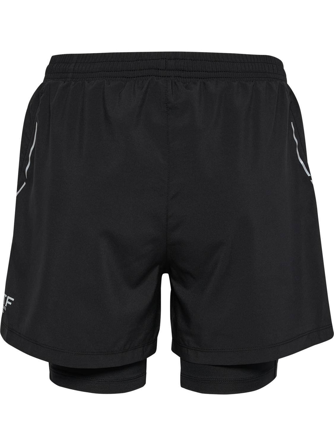 nwlFAST 2IN1 ZIP POCKET SHORTS W, BLACK, packshot