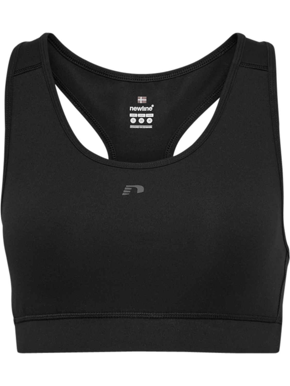 nwlLEAN SPORTS BRA, BLACK, packshot