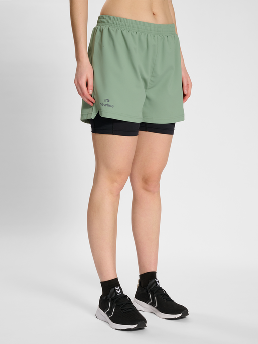 nwlDALLAS SHORTS 2IN1 WOMAN, GREEN BAY, model