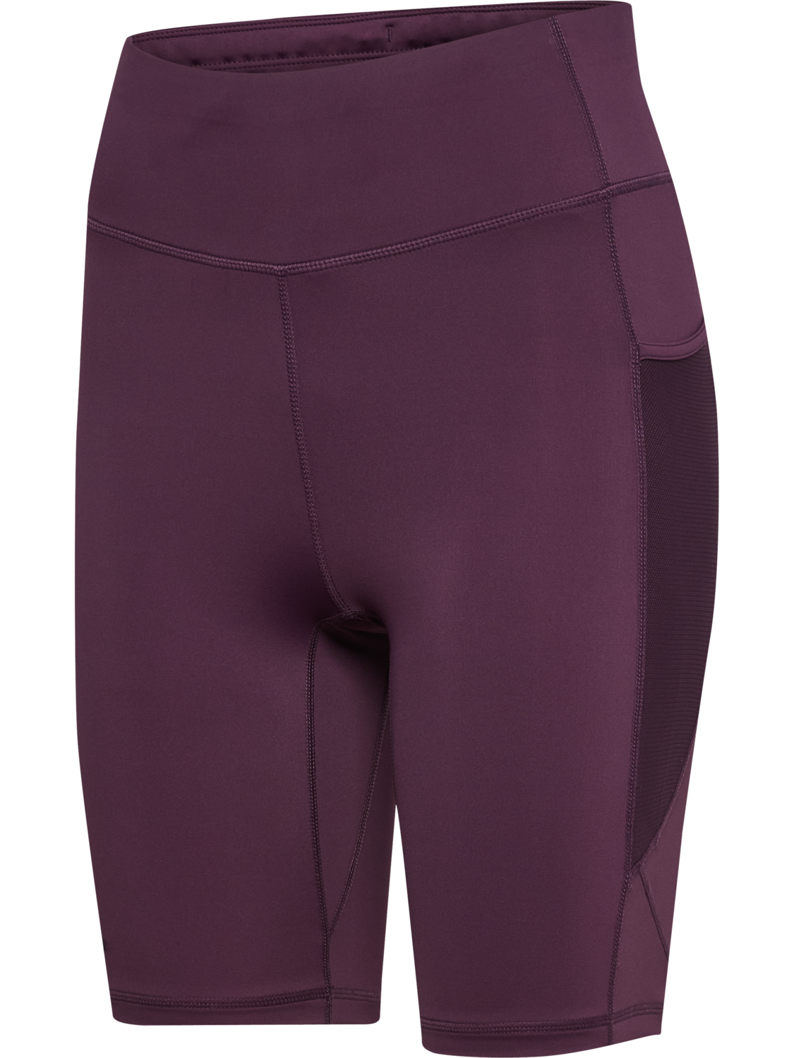 nwlRACE HW POCKET W SHORT TIGHTS, PLUM PERFECT, packshot