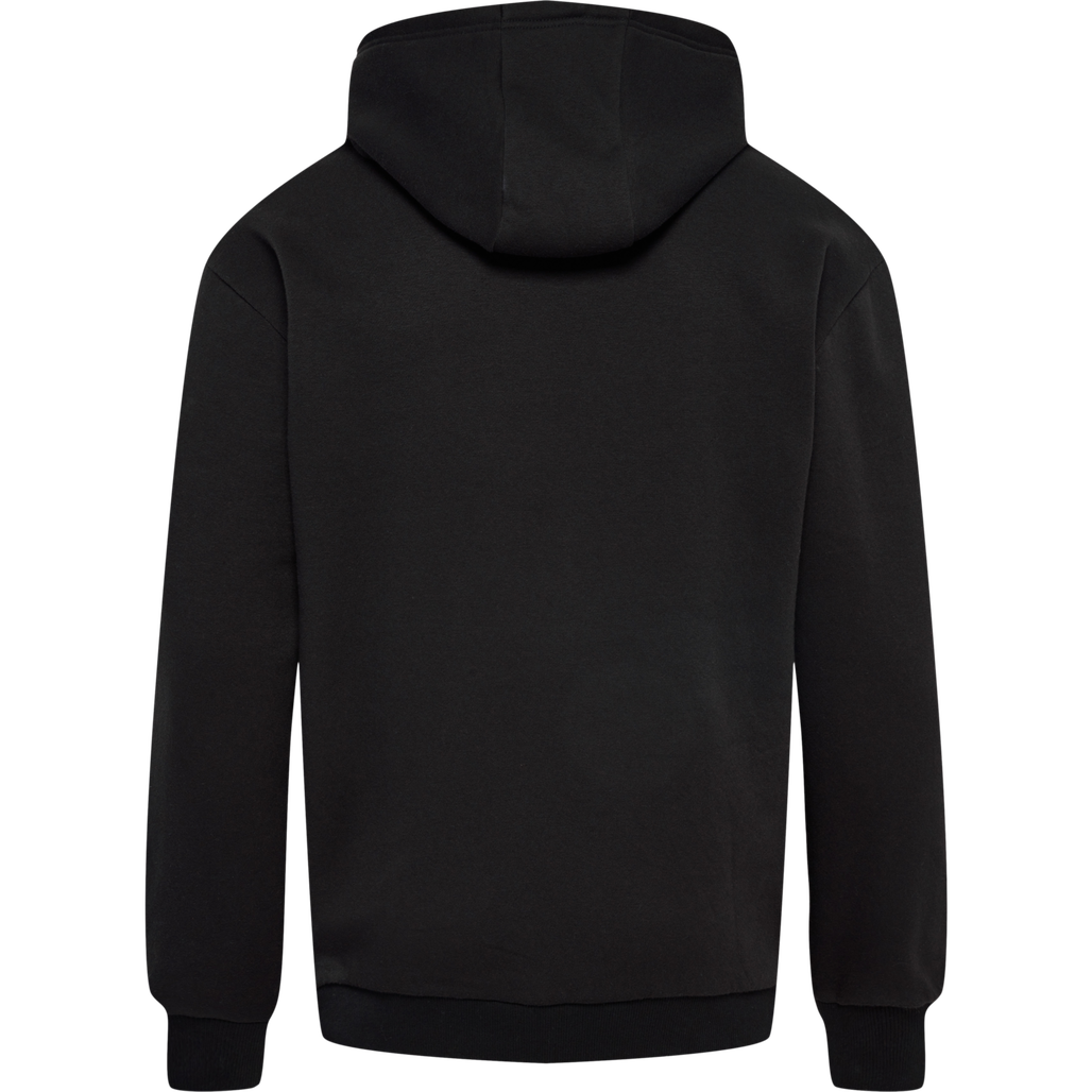 nwlLEA COTTON HOODIE MEN, BLACK, packshot