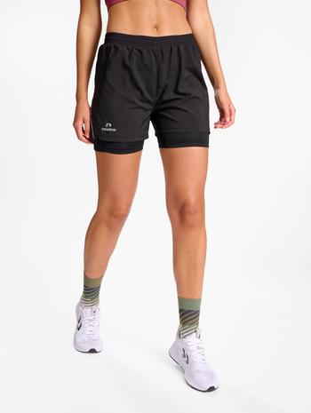 nwlPACE 2IN1 SHORTS WOMAN, BLACK, model