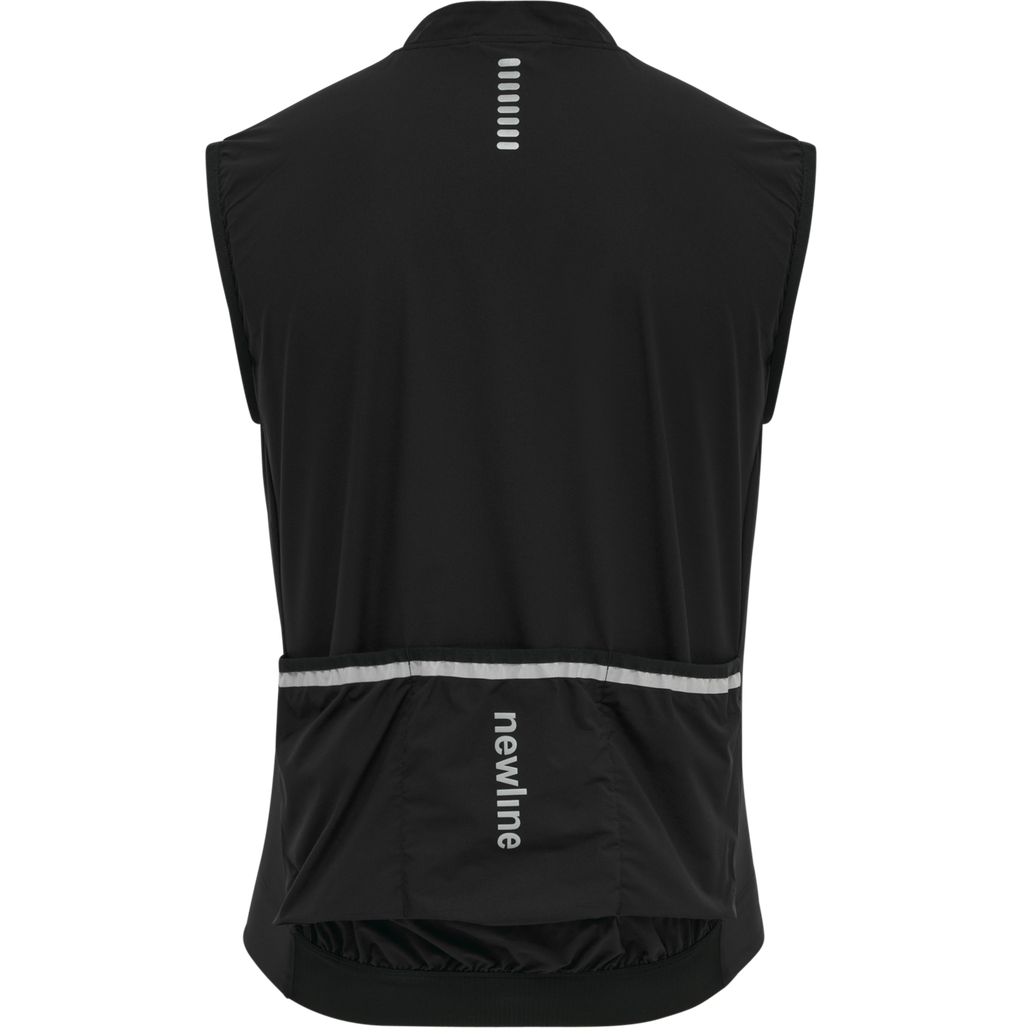 MENS CORE BIKE GILET, BLACK, packshot