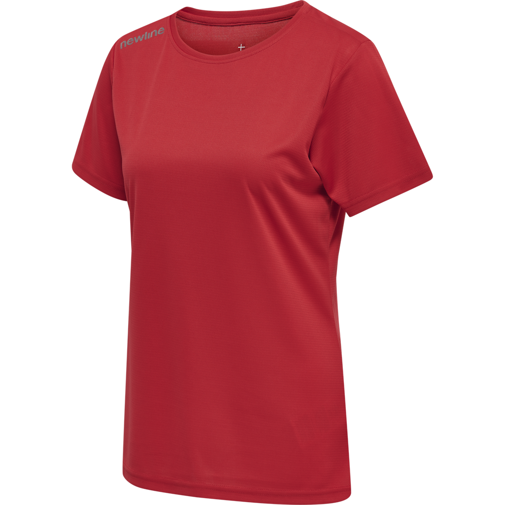 WOMEN CORE FUNCTIONAL T-SHIRT S/S, TANGO RED, packshot
