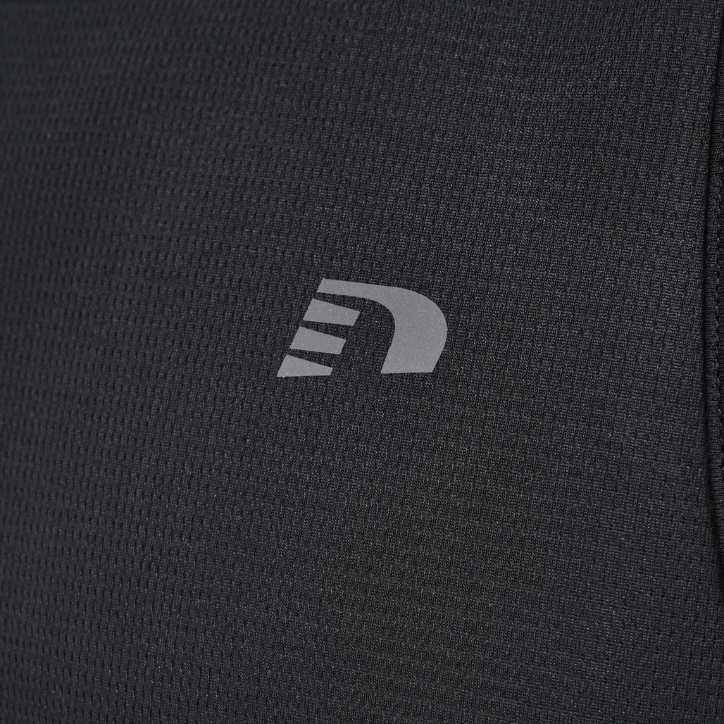 MEN CORE RUNNING SINGLET, BLACK, packshot