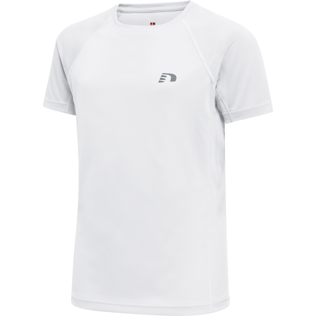 KIDS CORE RUNNING T-SHIRT S/S, WHITE, packshot