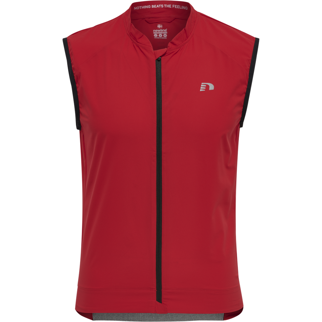 MENS CORE BIKE GILET, TANGO RED, packshot