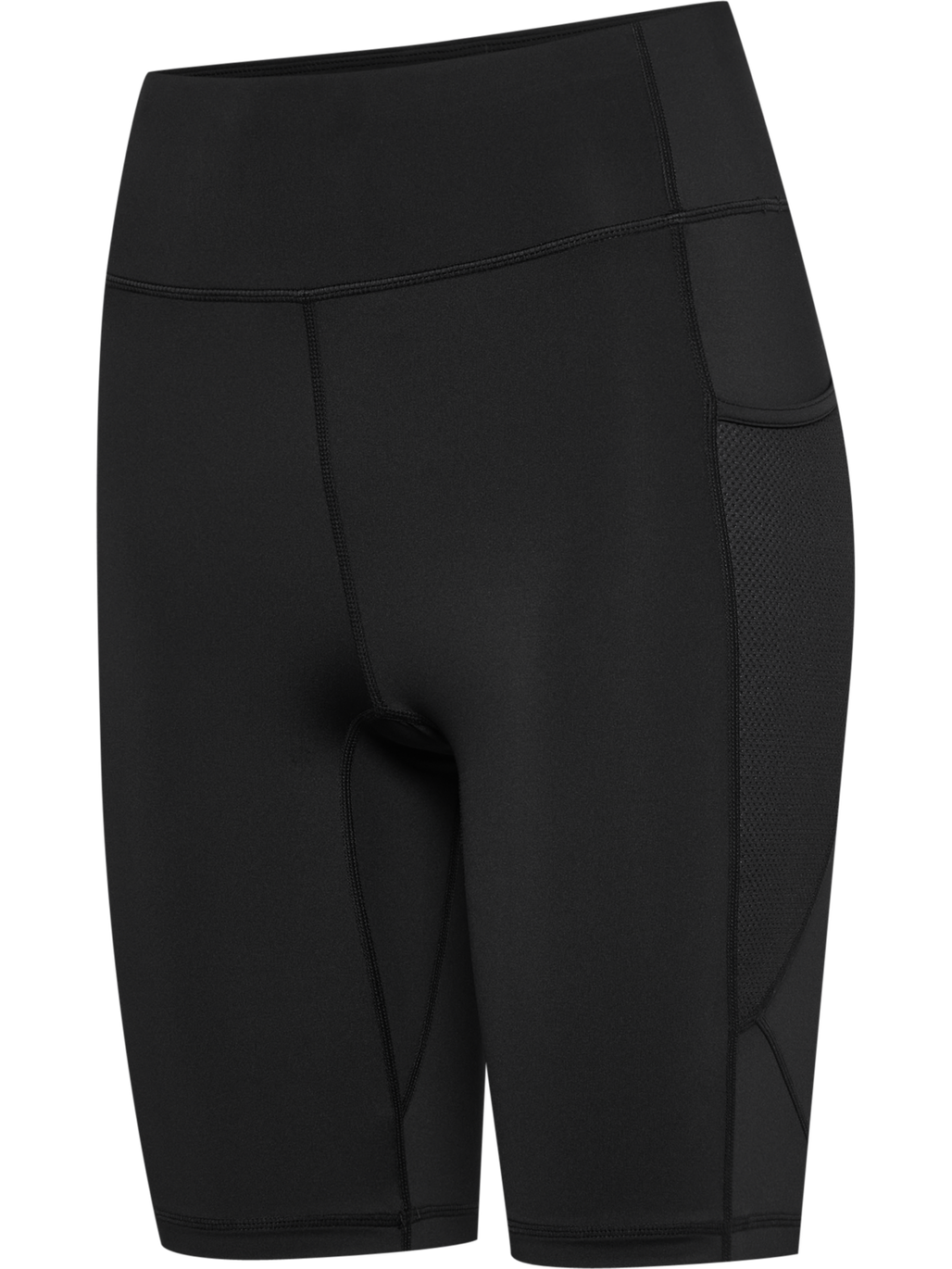 nwlRACE HW POCKET W SHORT TIGHTS, BLACK, packshot