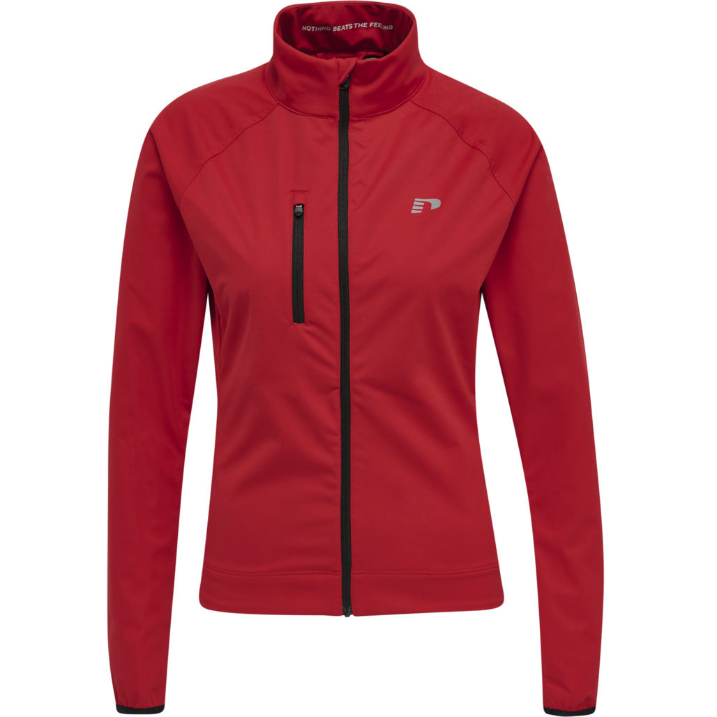 WOMENS CORE BIKE THERMAL JACKET, TANGO RED, packshot