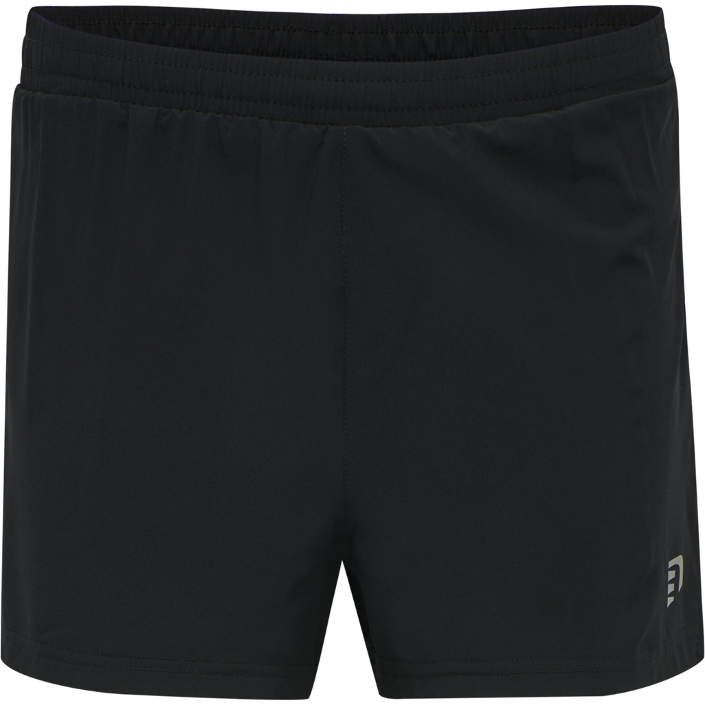WOMEN CORE RUNNING SHORTS, BLACK, packshot