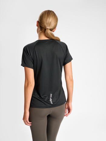 nwlMEMPHIS T-SHIRT S/S WOMAN, BLACK, model