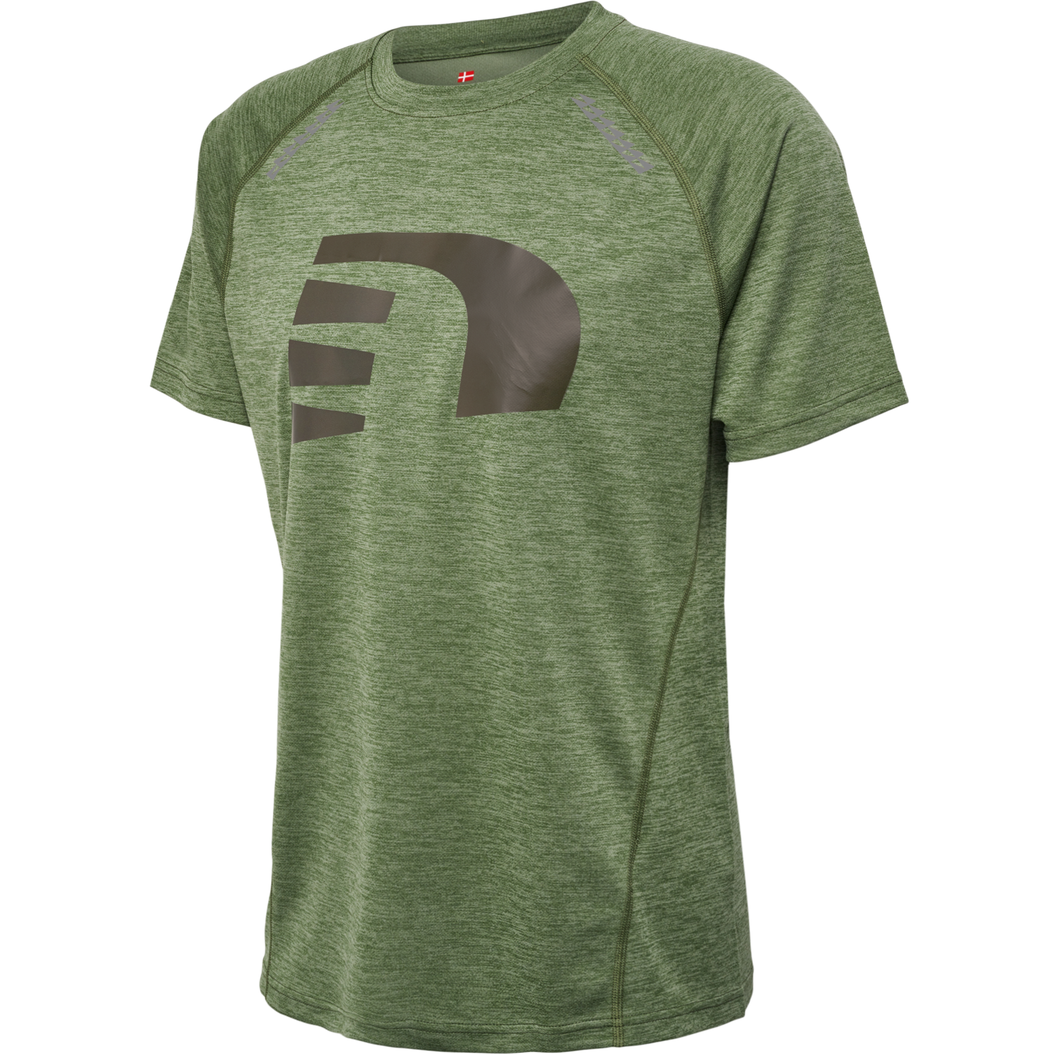 nwlORLANDO T-SHIRT S/S MEN, FOUR LEAF CLOVER MELANGE, packshot