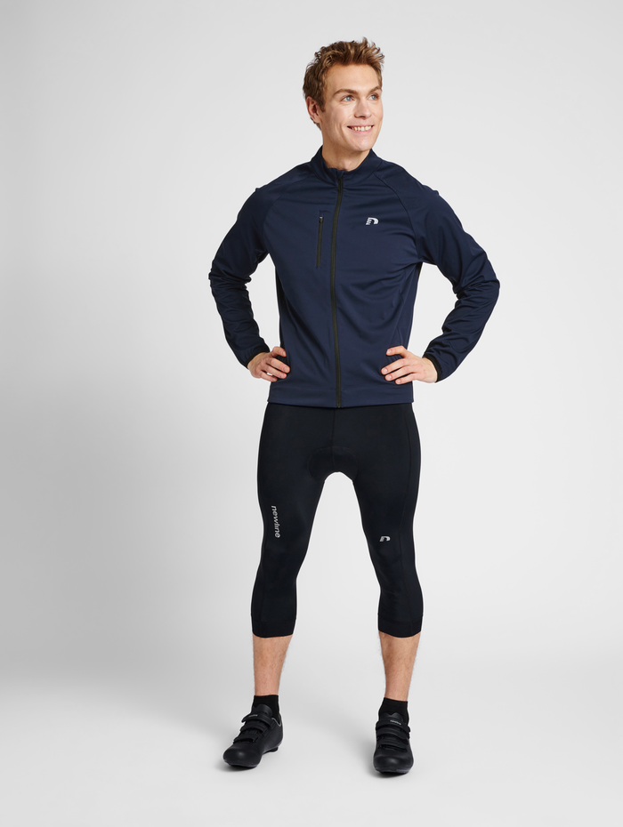 MENS CORE BIKE THERMAL JACKET, BLACK IRIS, model
