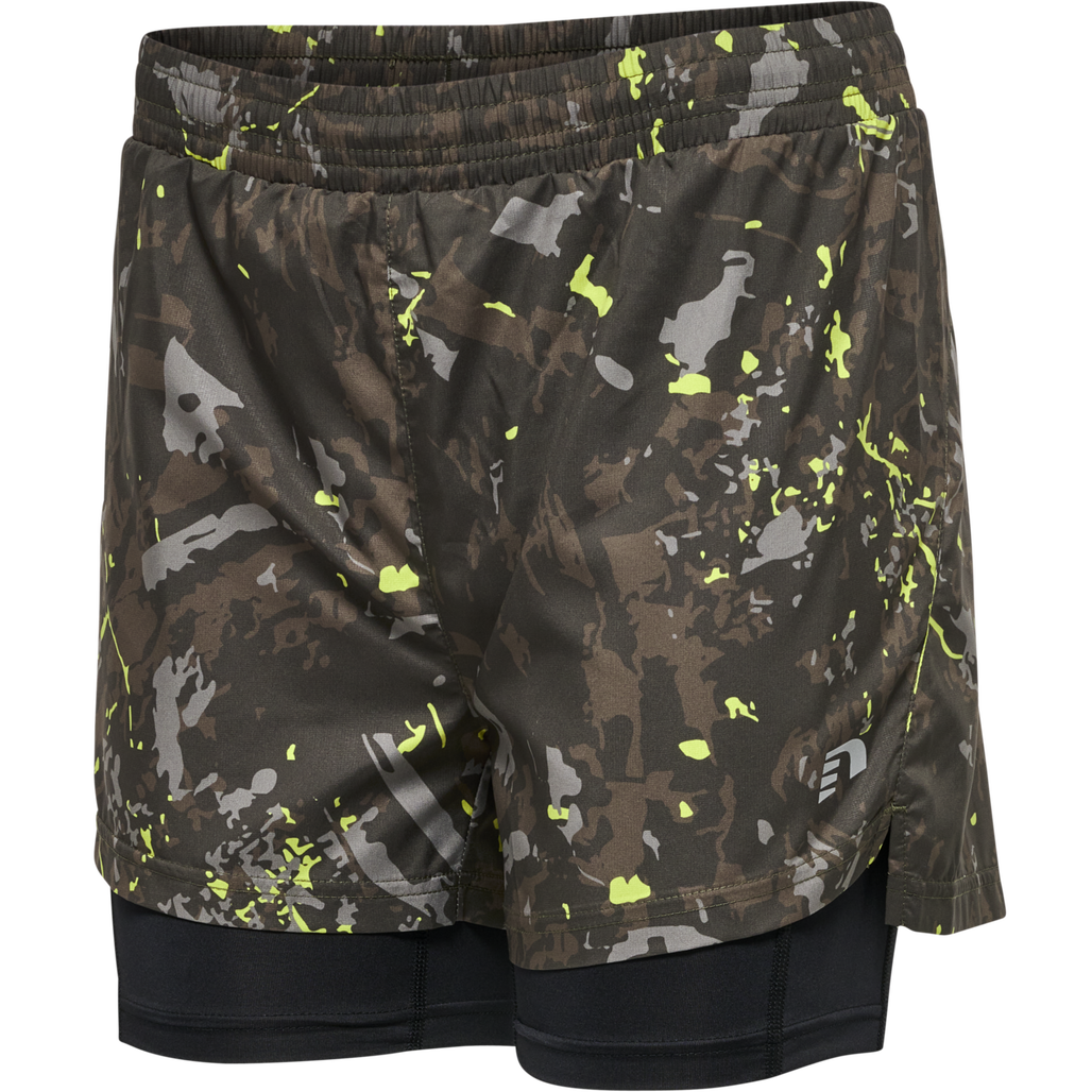 nwlKANSAS 2-IN-1 SHORTS female, TERRAIN AOP, packshot