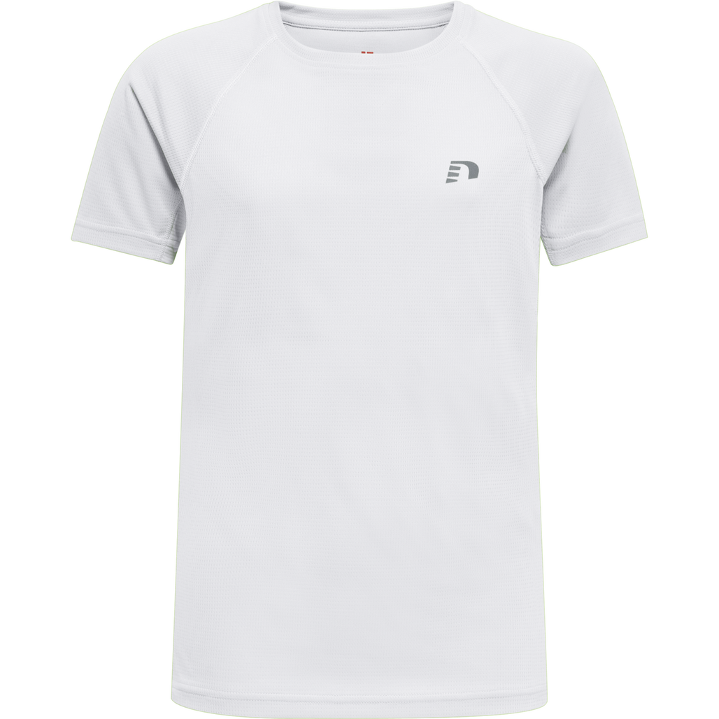 KIDS CORE RUNNING T-SHIRT S/S, WHITE, packshot