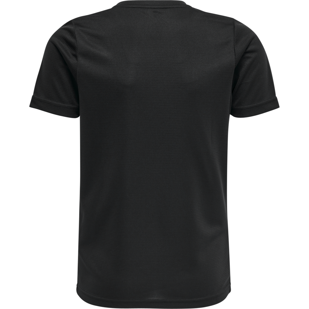 KIDS CORE FUNCTIONAL T-SHIRT S/S, BLACK, packshot