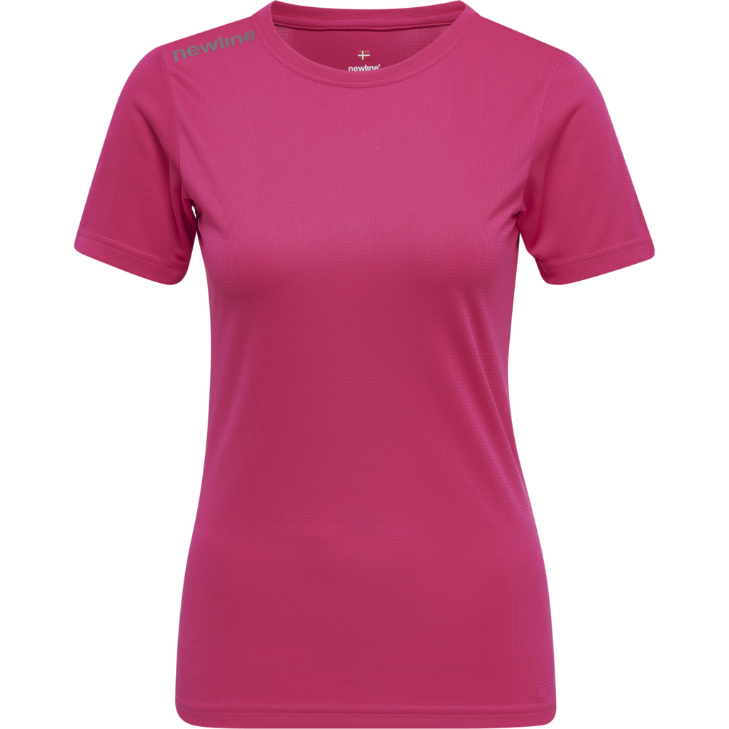 WOMEN CORE FUNCTIONAL T-SHIRT S/S, PINK PEACOCK, packshot